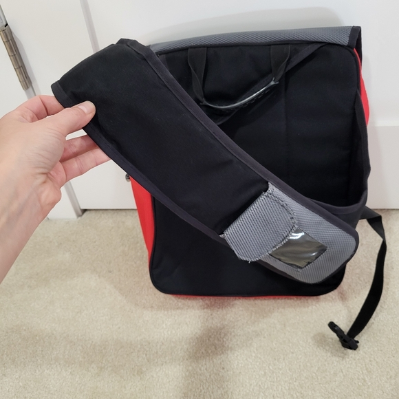 Tracker Sling One Shoulder Backpack sizing is 14in H ,12.5 across 4in W . - Picture 5 of 8